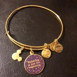 Alex and Ani shiny gold Disney